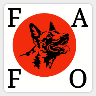 Dutch Shepherd - F- Around and Find Out Sticker